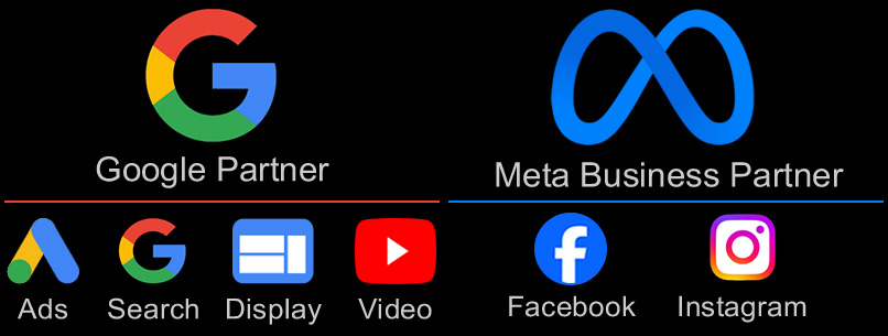 Google Partner and Meta Business Partner